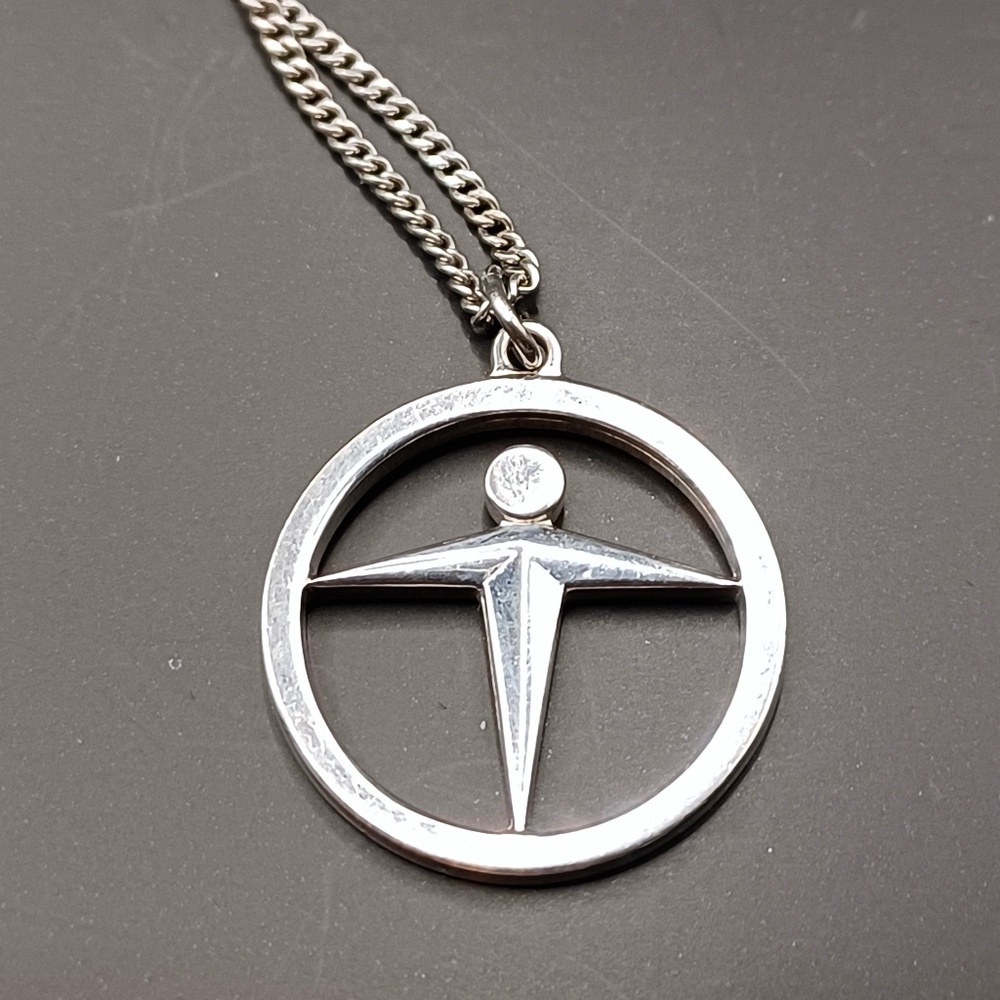 Tiffany & Co. Sterling Silver Manpower Necklace